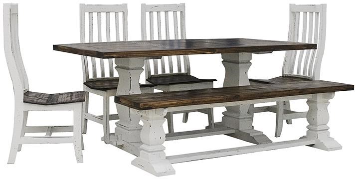 White 6 hotsell piece dining set